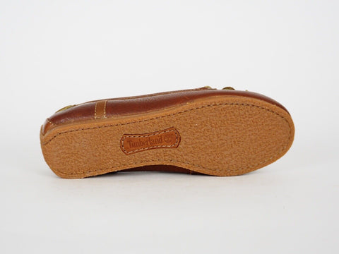 Womens Timberland EK Casca 3731R Brown Leather Moccasin Shoes - London Top Style