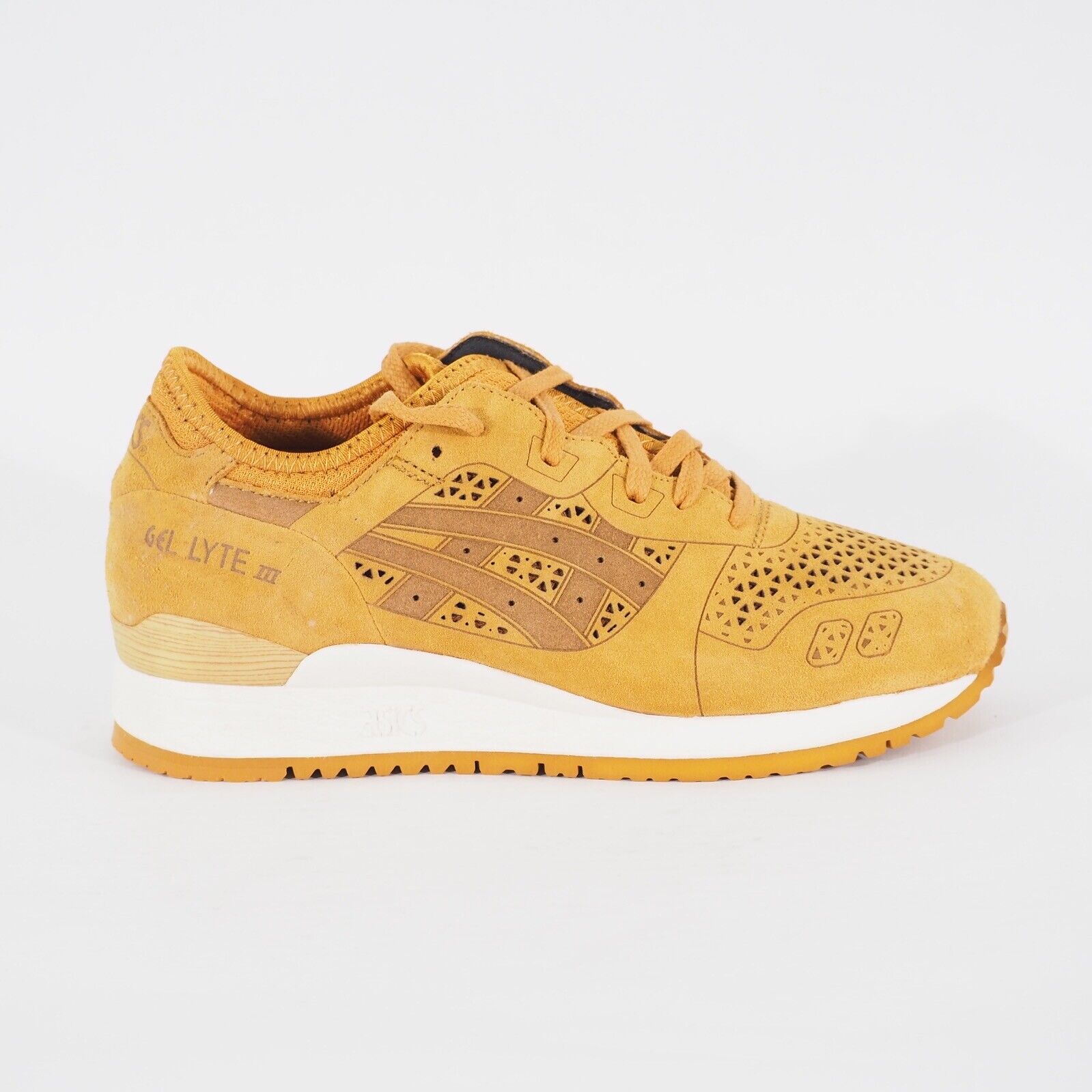 Womens Asics Gel Lyte 3 LC H5E3L Tan Textile Casual Lace Walking Sports Trainers