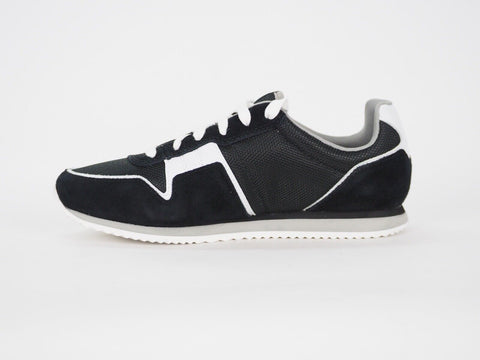 Womens Timberland Retro Runner Ox A1G6S Black White Leather Lace Up Low Trainers - London Top Style