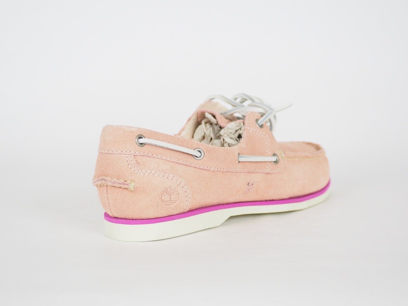Womens Timberland Marin 8345B Light Pink Leather Flats Casual Boat Shoes UK 5