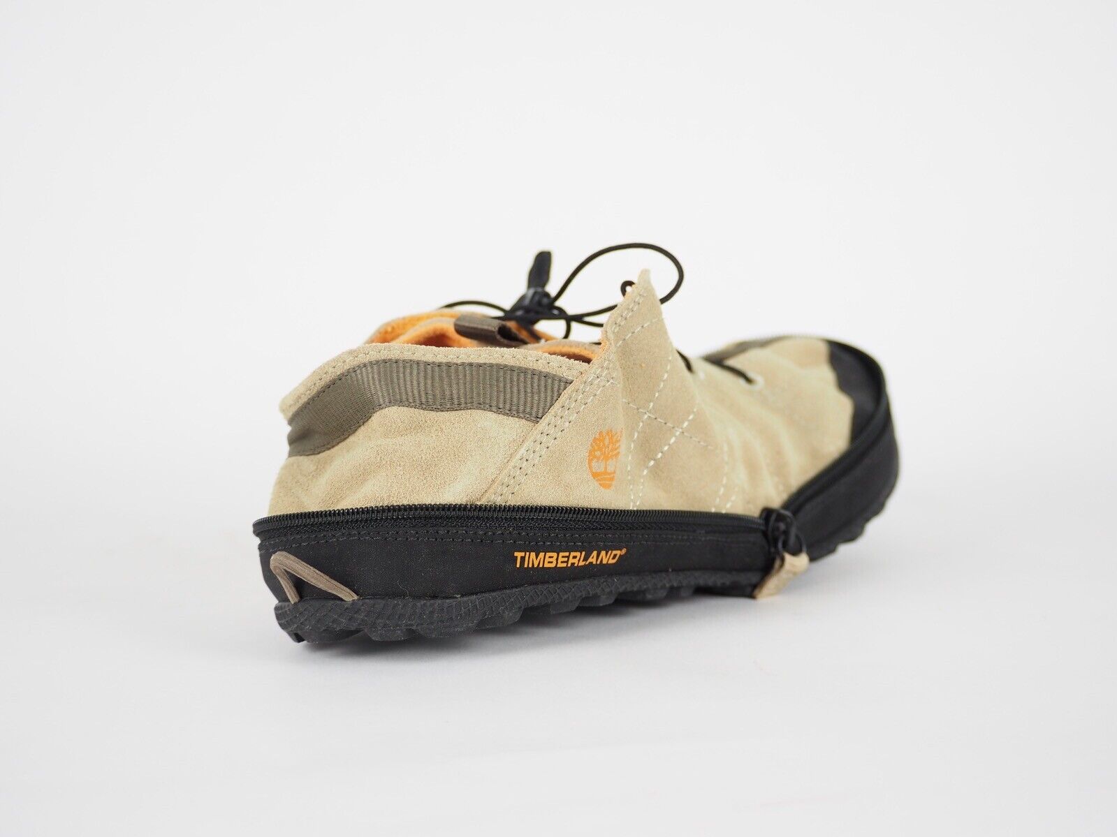 Mens  Juniors Timberland Radler Camp 75192 Tan Suede Toggle Folding Travle Shoes