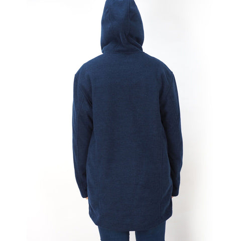 Womens Jack Wolfskin Stromlock 1705611 Night Blue Asimetrical Zip Up Warm Fleece - London Top Style