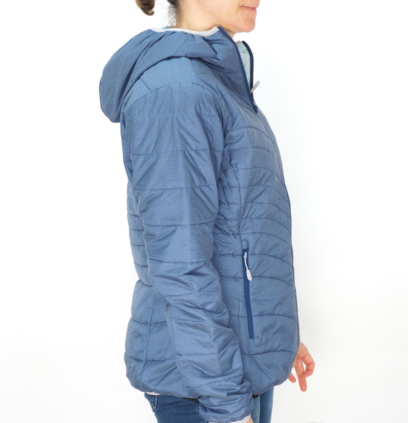 Womens Jack Wolfskin Velican Rewers 5010181 Dark Sky Zip Up Insulated Jacket - London Top Style