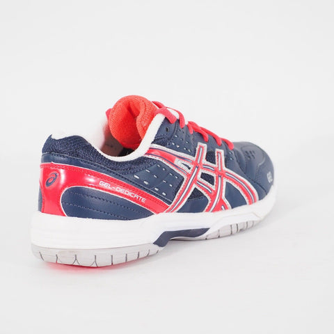 Womens Asics Gel Dedicate 3 E358Y Navy Casual Lace Up Running Walking Trainers