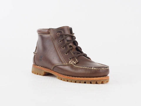 Womens Timberland Horren 18616 Dark Brown Leather Cotton In Lace Up Chukka Boots