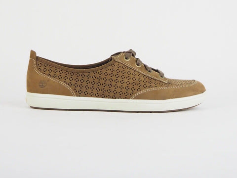 Womens Timberland Earthkeepers Northport Flat 3966R Brown Leather Lace Up Shoes - London Top Style