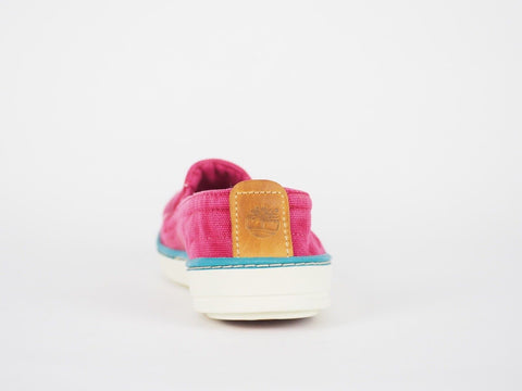 Womens Timberland EK Hookset 8968R Pink Casual Slip On Flat Light Everyday Shoes