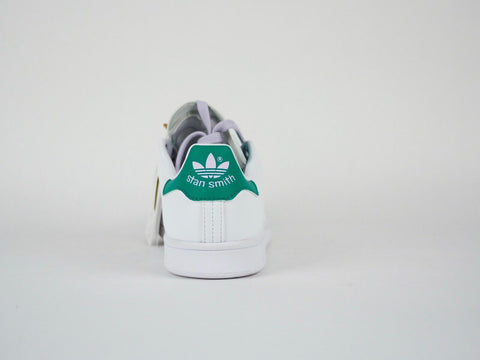 Womens ADIDAS Originals Stan Smith H03942 White / Green Leather Light Trainers