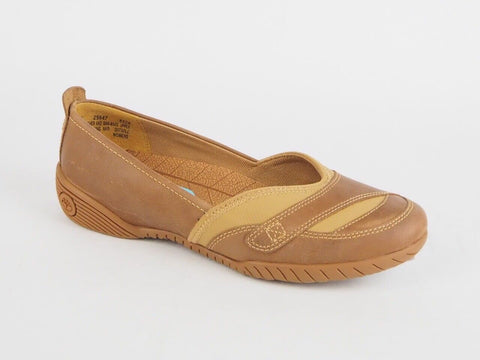 Womens Timberland Bayden MJ tan 25647 Leather Sandals Flat Ladies Shoes
