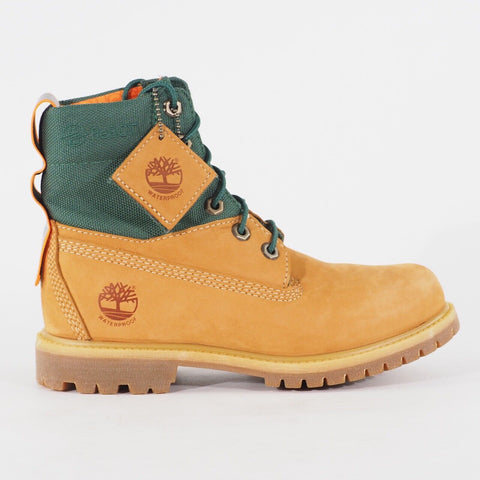 Womens Timberland 6 Inch A2AYW Wheat Leather Lace Up Waterproof Walking Boots