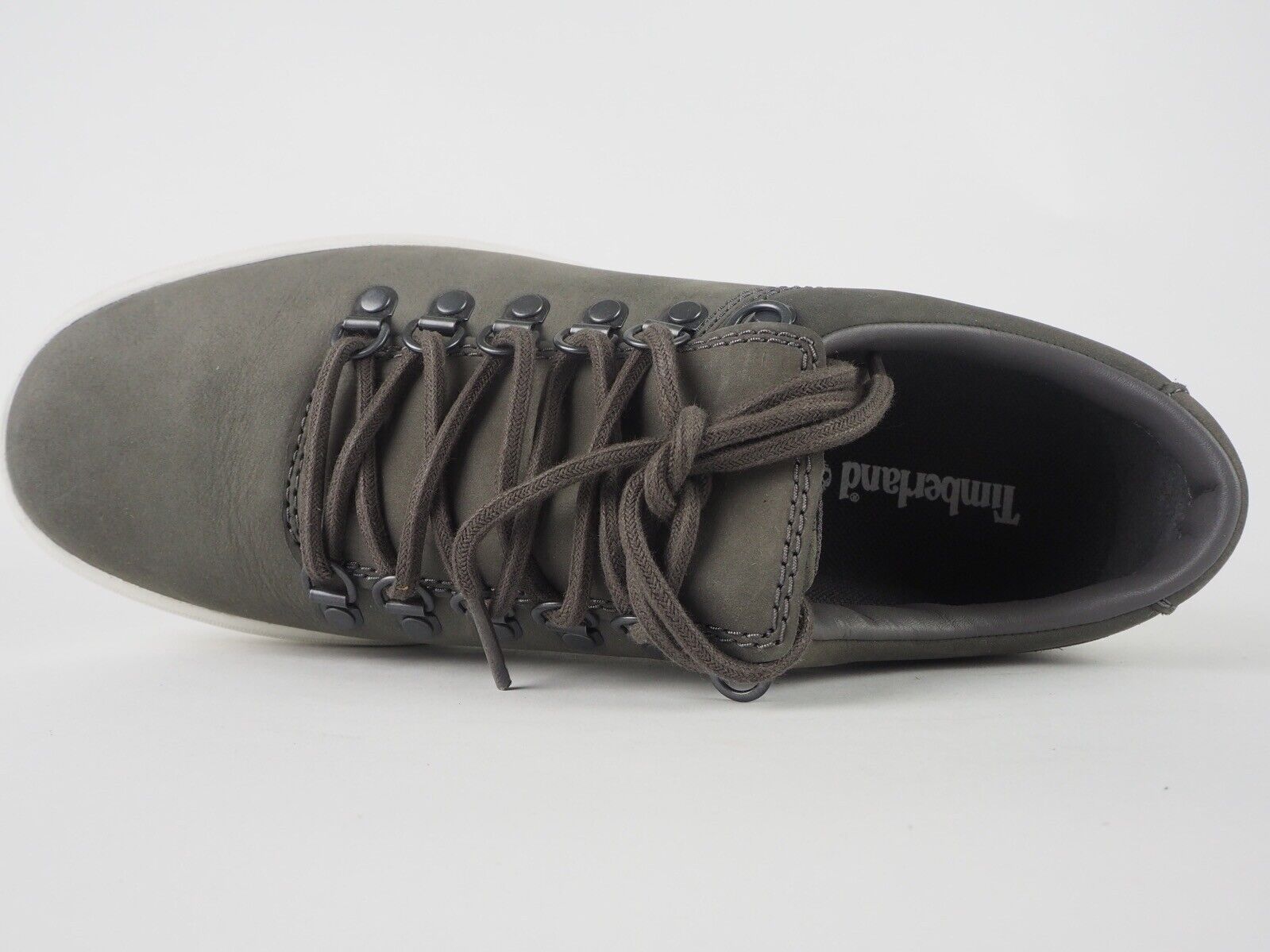 Mens Timberland Adv 2.0 Cup Alpine Oxford A1PIL Dark Grey Leather Laced Trainers - London Top Style