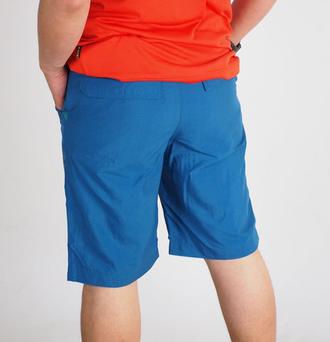Mens Jack Wolfskin STR 5008561 Moroccan Blue Light Regular Fit Summer Shorts - London Top Style