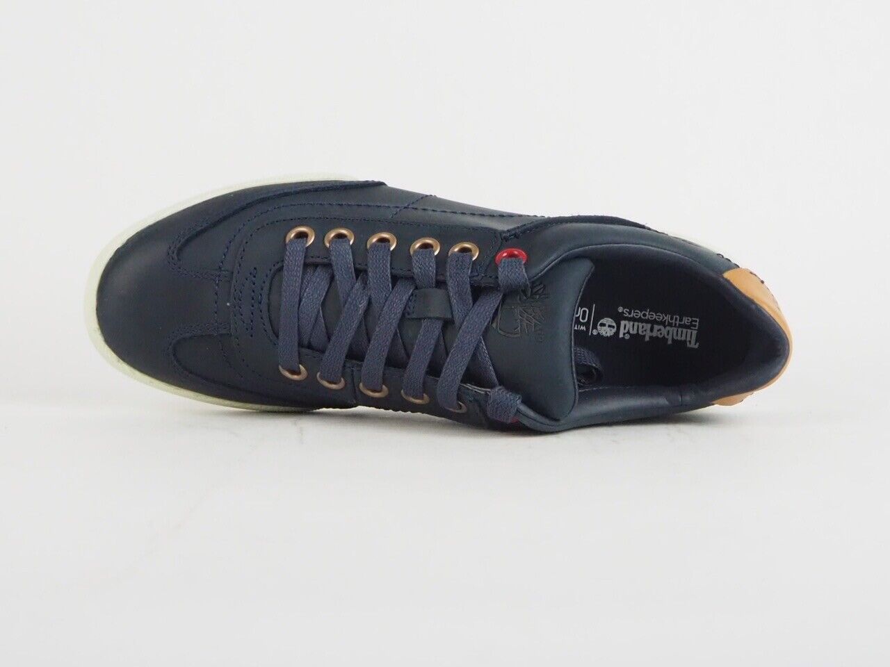 Mens Timberland Earthkeepers Splitcup 9441B Navy Leather Lace Up Casual Shoes
