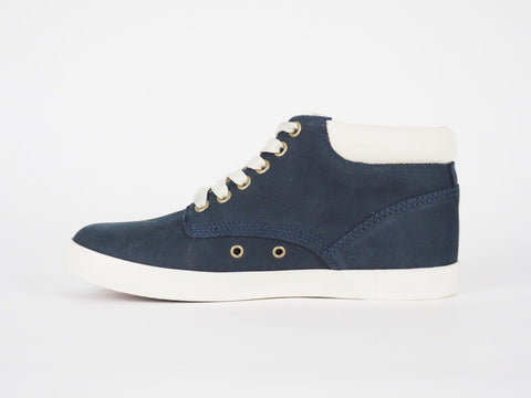 Womens Timberland Earthkeepers 8957A Navy Leather Lace Up Casual Chukka Boots