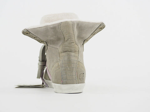 Ladies Timberland Earthkeepers Glastenbury Roll Top 8447A Grey Leather Trainers - London Top Style