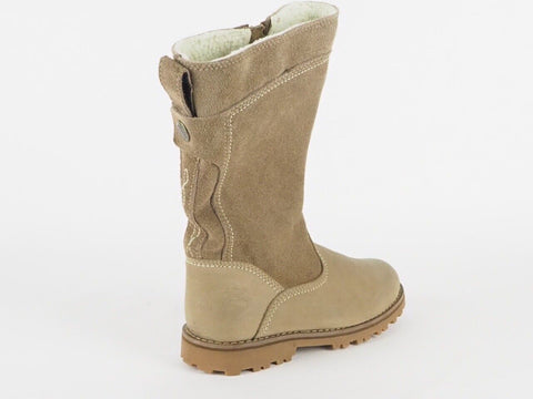Girls Timberland Earthkeeper Elite Hero 1173R Leather Brown Walking Zip Boots