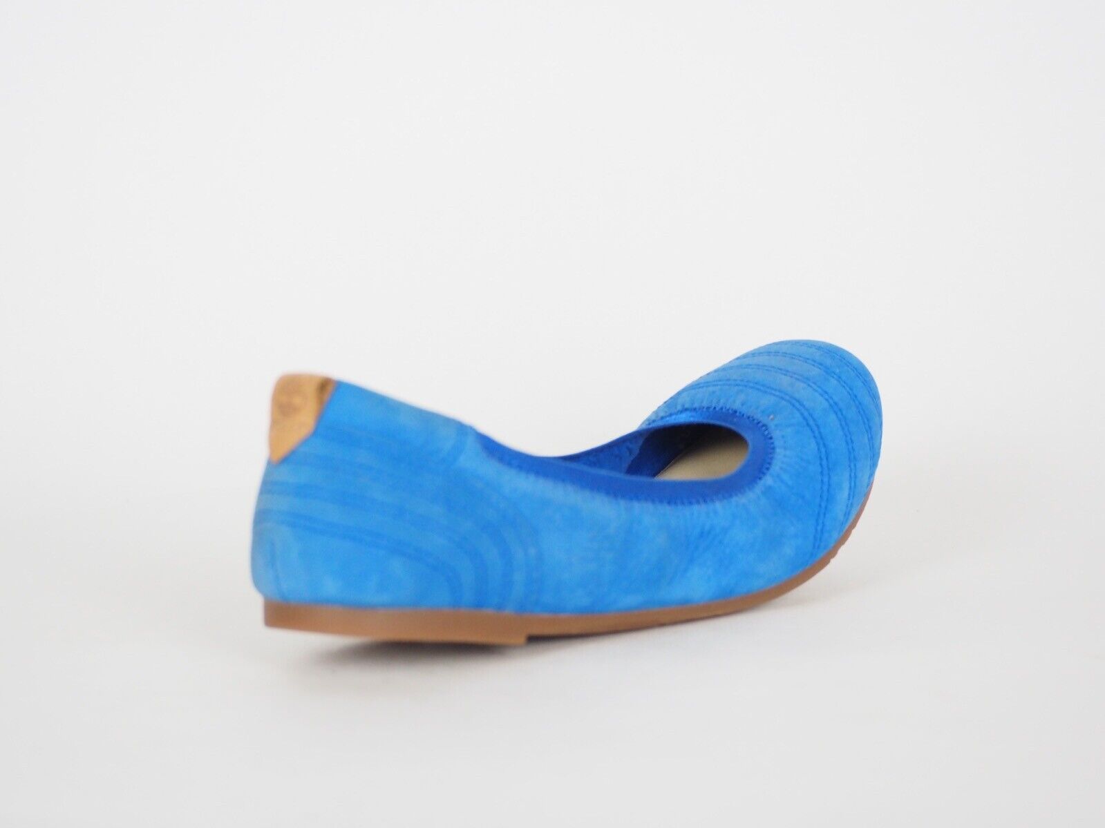 Womens Timberland EK Elsworth 8940R Blue Leather Slip On Ballerina Shoes - London Top Style