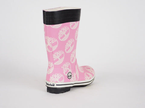 Girls Timberland Classic Rain 89716 Pink Wellingtons Rain Pull On Winter Wellies
