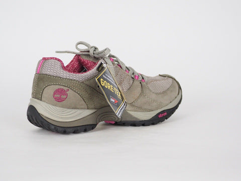 Womens Timberland Lionshed GTX 56678 Grey / Pink Casual Hikers Low Hiking Shoes