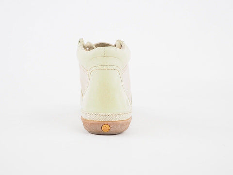 Womens Timberland Northport 3964R Cream Leather Fabric Lace Up Chukka Boots