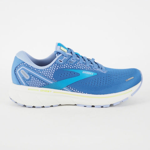 Womens Brooks Ghost 14 120356 Ocean Blue Lace Up Trainers Running Sports Shoes