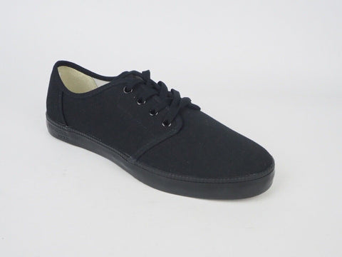 Mens Timberland Newport Bay A14XC Oxford Lace Up Canvas Casual Black Trainers - London Top Style