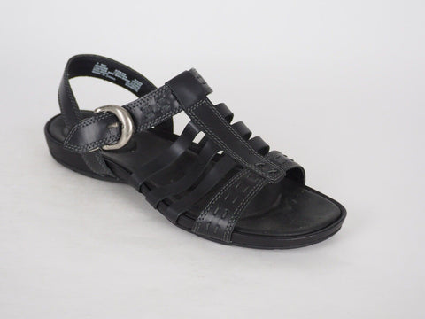 Womens Timberland Plesant Bay 25639 Black Leather Casual Light Gladiator Sandals