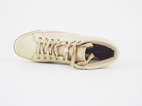 Womens Timberland Northport 3964R Cream Leather Fabric Lace Up Chukka Boots