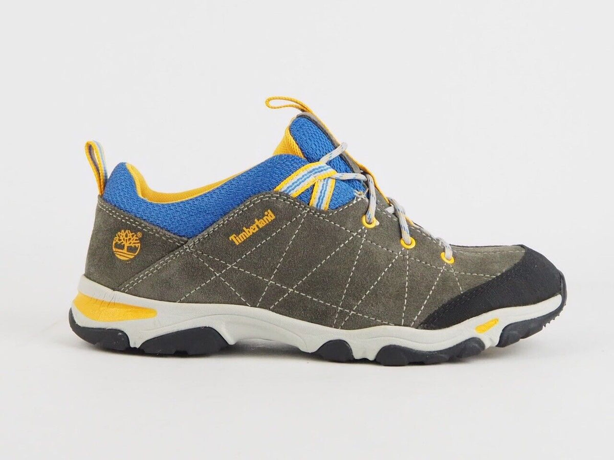 Timberland Rugged Hiker 8097R Grey Blue Leather Lace Up Hiking Walking Shoes