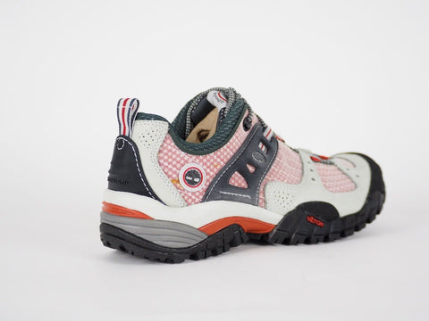 Womens Timberland Trailscape 31664 Grey Leather Fabric Lace Up Walking Shoes - London Top Style