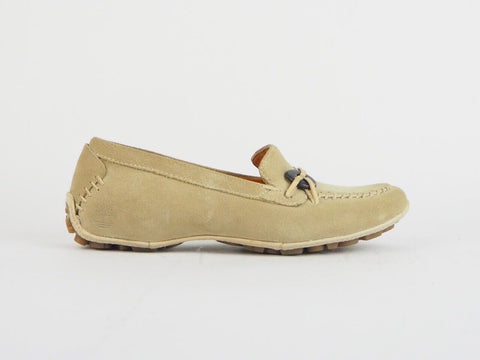 Womens Timberland Janae Loafer 37364 Beige Leather Casual Comfort Loafers