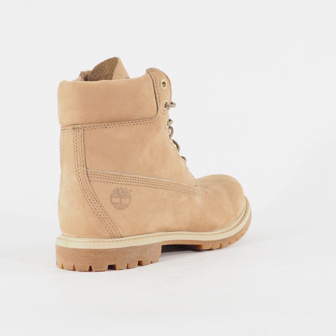 Womens Timberland 6 Inch Premium A1K3Y Light Brown Leather Up Lace Walking Boots