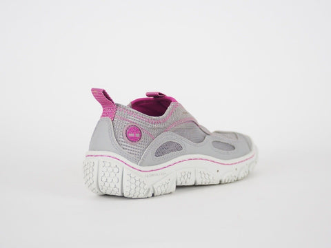 Womens Timberland Wake 58621 Grey Mauve Textile Slip On Active Trainers - London Top Style