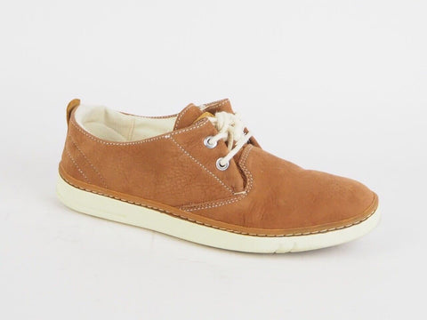Womens Timberland EK Hookset 8637R Brown Leather Lace Up Casual Walking Shoes