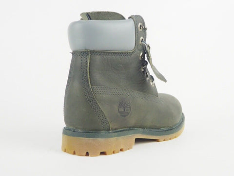 Womens Timberland 6 Inch Premium 8263R Leather Green Olive Waterproof Boots