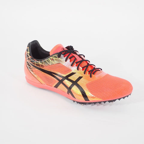 Mens Asics Cosmoracer MD G603Y Lace Up Running Sports Coral Spikes Trainers