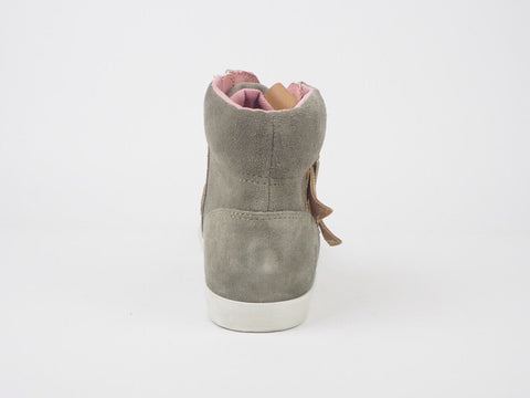 Womens Timberland Glastonbury 8954A Grey Suede Hi Top Lace Trainers Chukka Boots