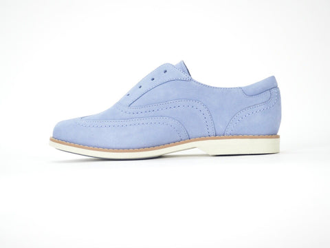 Womens Timberland Milway Laceless 8819A Baby Blue Leather Casual Oxford Shoes