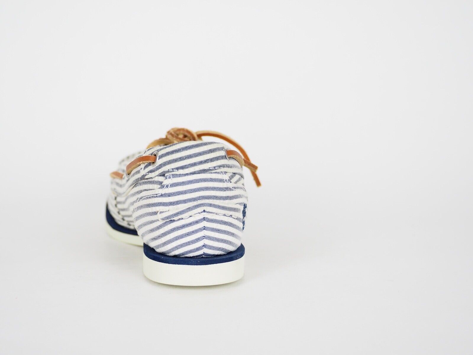 Womens Timberland Classic 2 Eye 8910A Navy Stripe Canvas Boat Shoes UK 3.5 - London Top Style