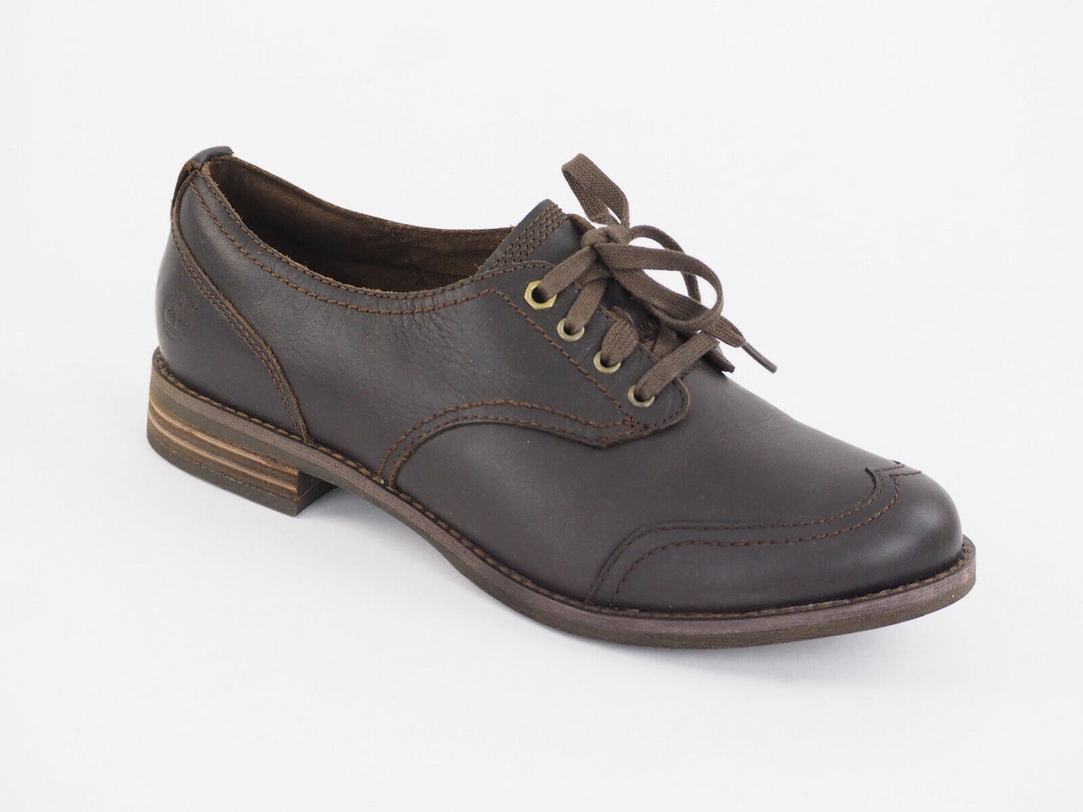 Womens Timberland Savin Hill Oxford 8548A Brown Leather Ladies Formal Shoes