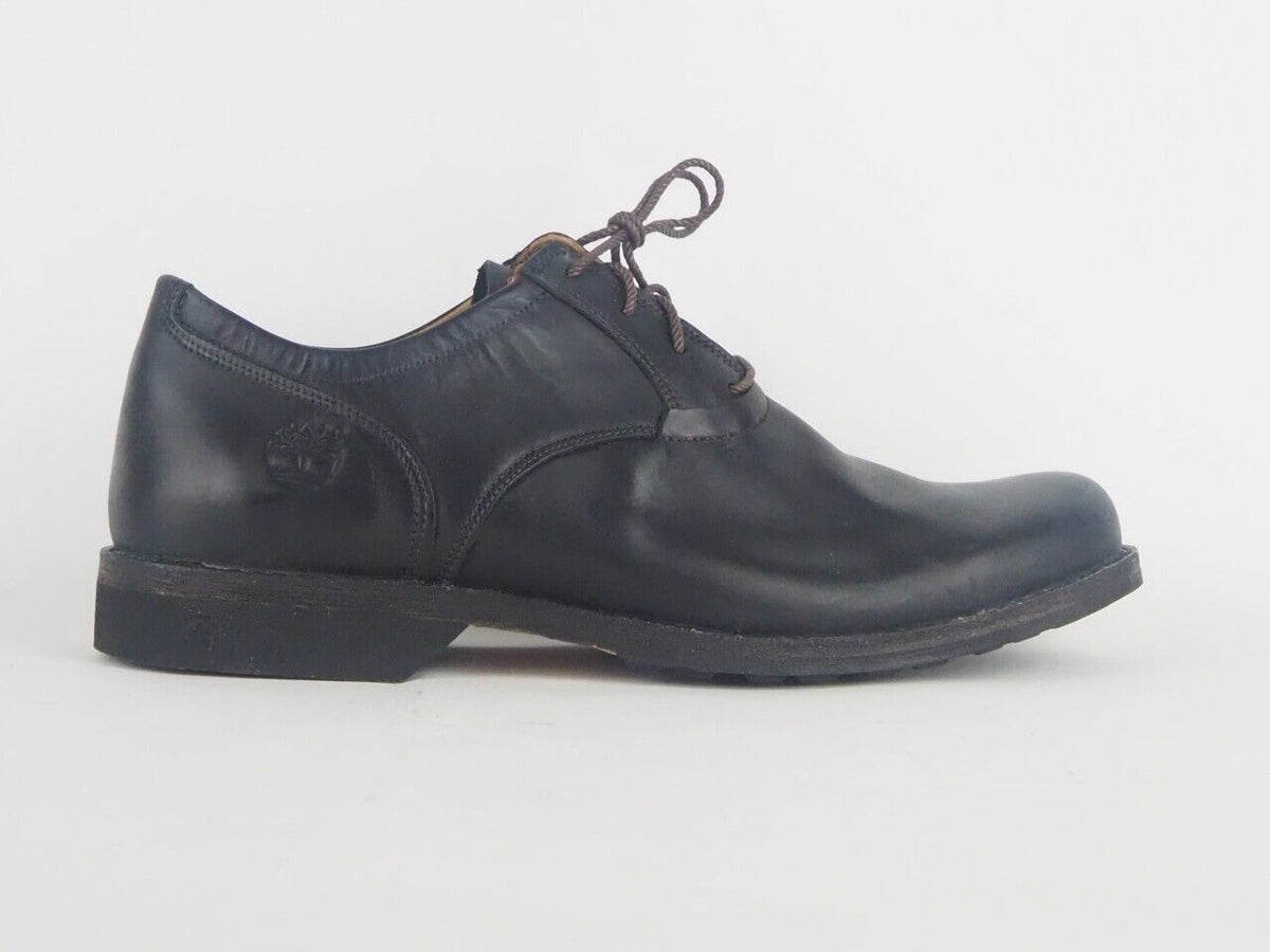 Mens Timberland Earthkeepers City Plain Oxford 84532 Black Leather Lace Up Shoes