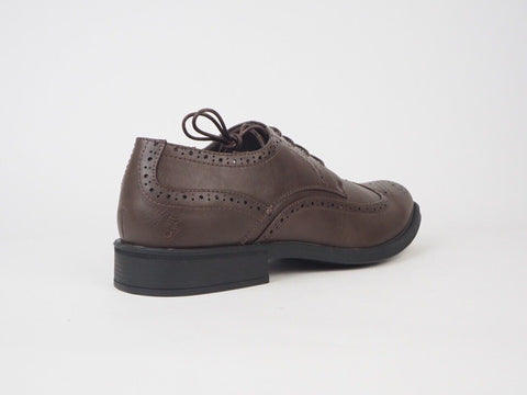 Mens Farah Sherbourne FAC0008 Brown Lace Up Brogue Shoes