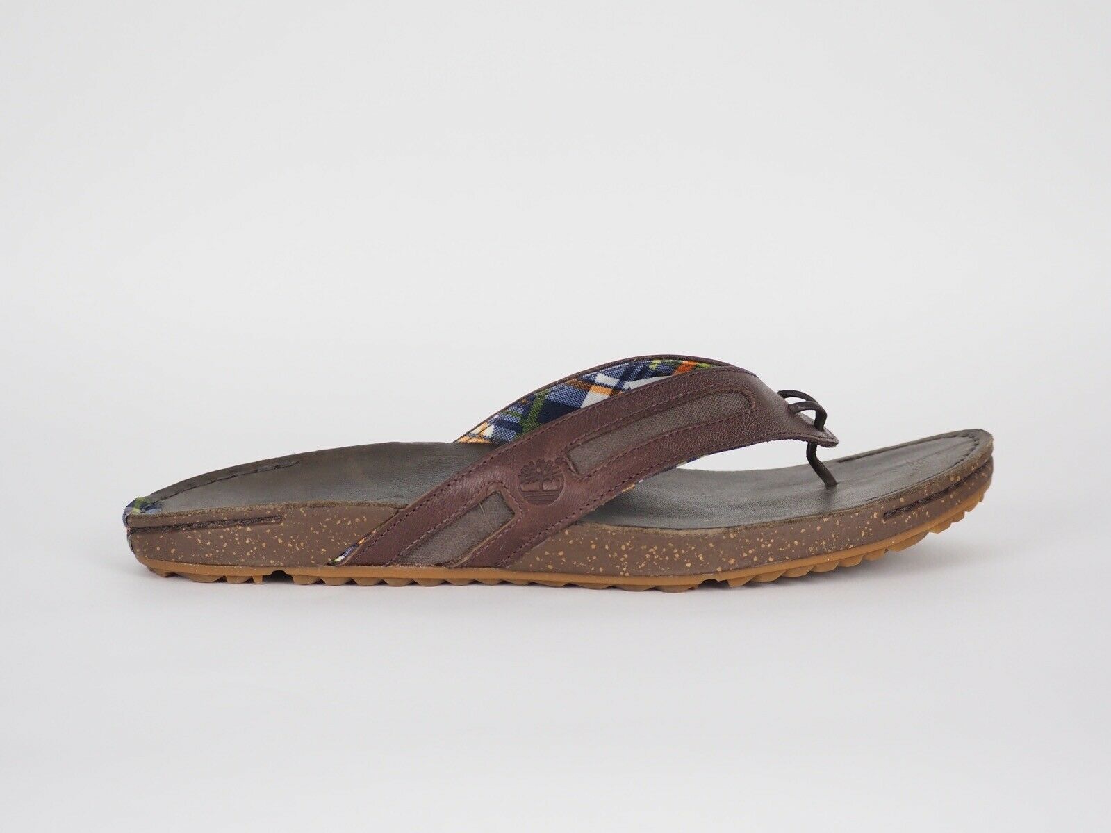 Mens Timberland Earthkeepers Rugged 5123R Brown Leather Summer Thong Flip Flops - London Top Style