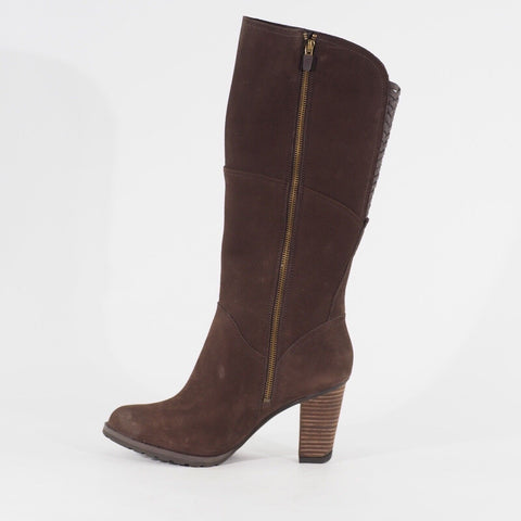 Womens Timberland Earthkeeper Stratham 8552R Brown Leather Zip Up Walking Boots