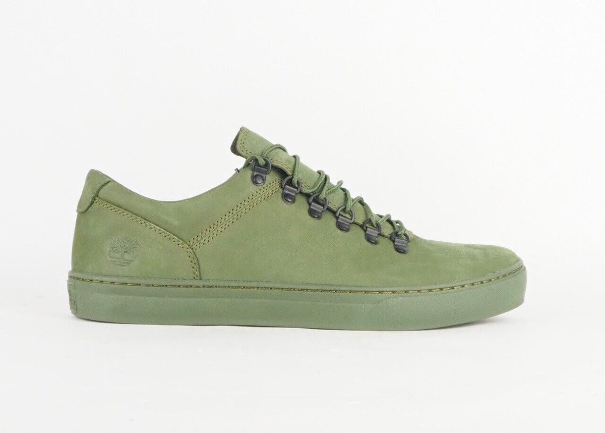 Mens Timberland Adventure 2 0 Cupsole A17Z2 Leather Green Lace Up Casual Shoes
