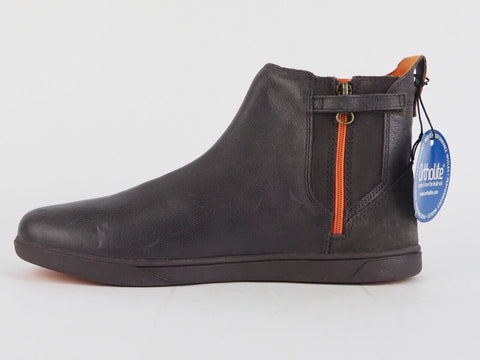Timberland Groveton A19SK Dark Brown Leather Slip On Casual Chelsea Boots