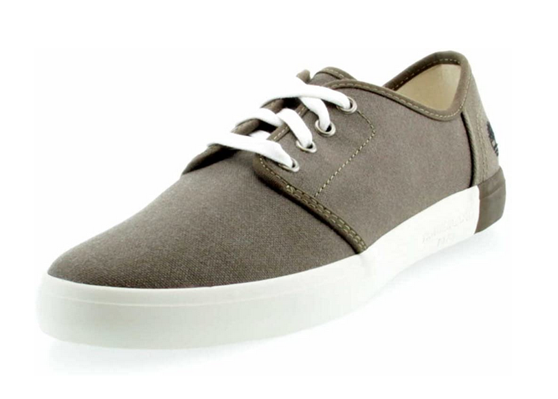 Timberland Unlon wharf Canvas Plain TB0A1AXY Canvas Grey Lace Up Casual Shoes