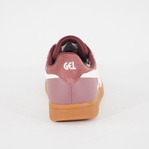 Juniors Asics Gel Vickka TRS H8A4L Rose Taupe Leather Casual Walking Trainers