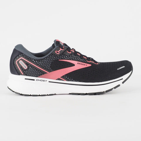 Womens Brooks Ghost 14 Black Pink 120356 2A 091 Walking Sports Running Trainers