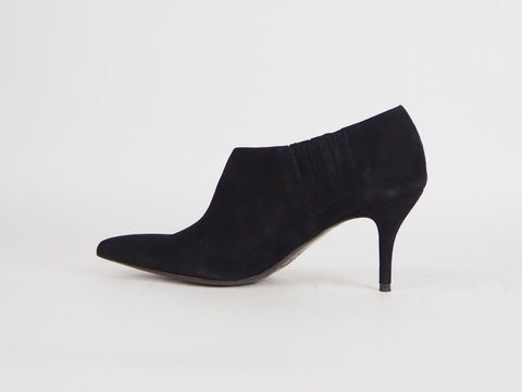 Womens Calvin Klein Kenzie Suede Black J7145 Formal Heels Shoes - London Top Style